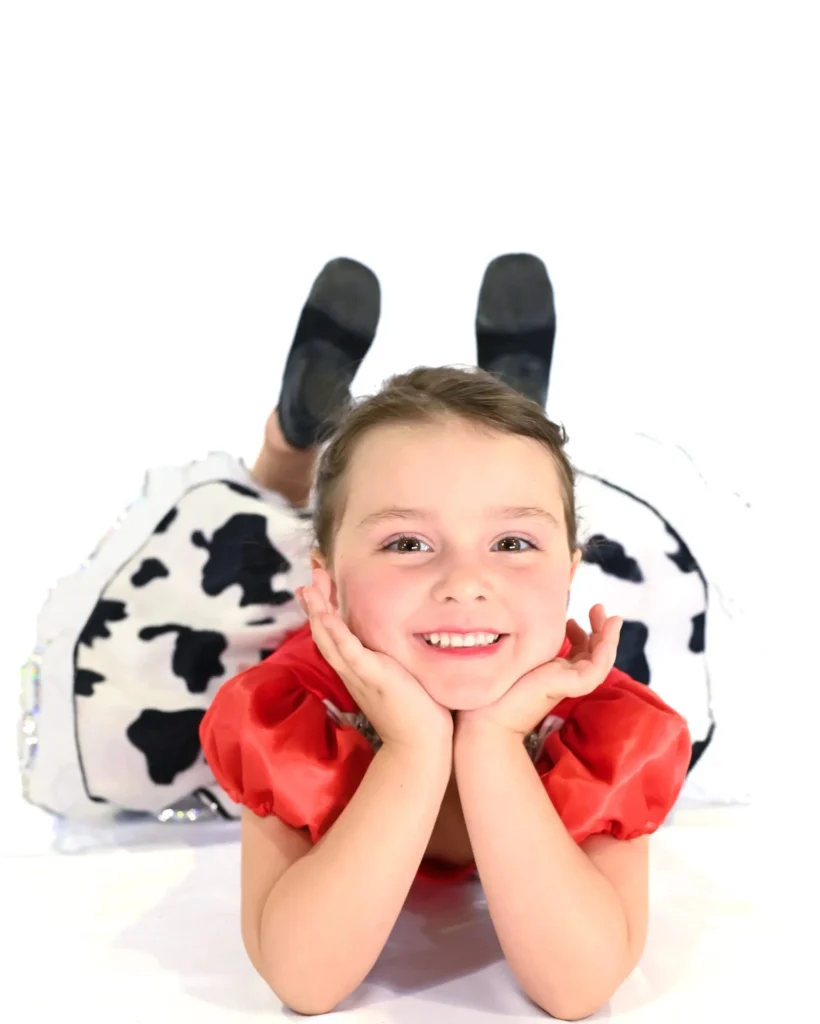 girl-cow-costume-lying